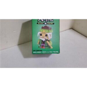 Block Tech Anime Figure Elderly Martial Arts Master Building set 134 Pc Green